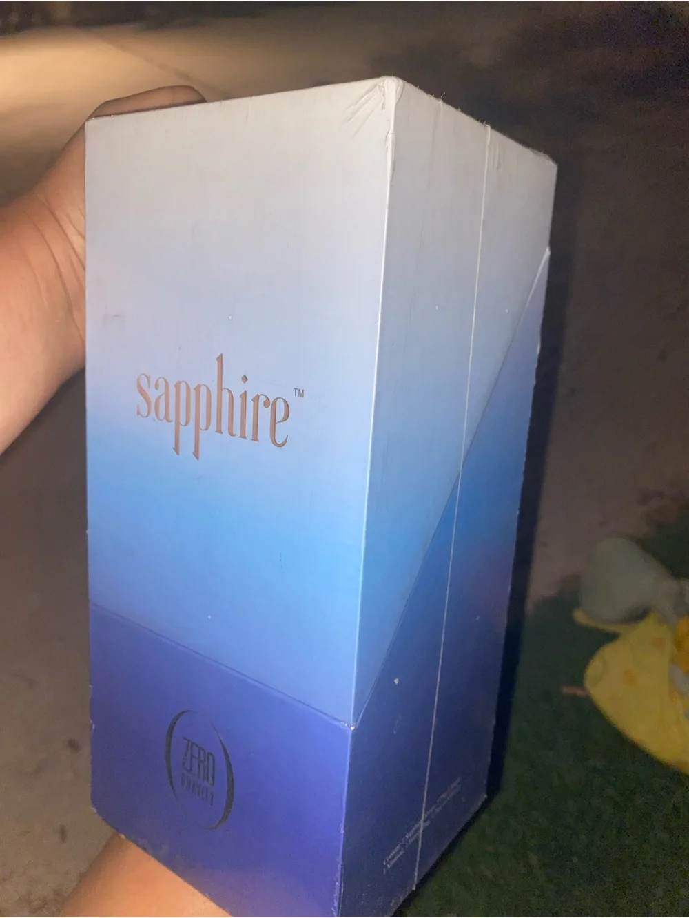 Sapphire Gradient Face Mask Case — Blue/Purple